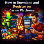Complete visual guide for downloading APK and account registration on casino platforms