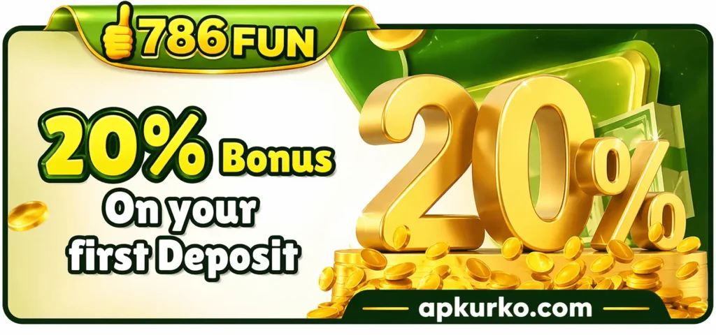 786 FUN game bonuses and rewods full detail in one image.