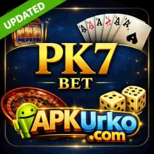 PK7 Bet APK official download for Android featuring casino and card games