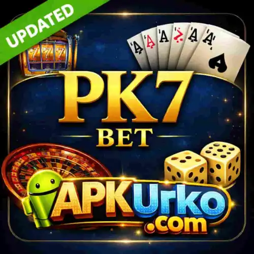 PK7 Bet APK official download for Android featuring casino and card games