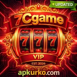 7C Game updated logo with red background