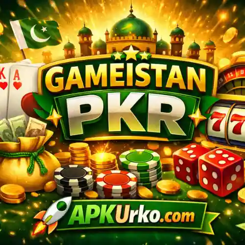 Gameistan PKR is the official casino app for Pakistan featuring slots, cards, and real money rewards on APKUrko.com
