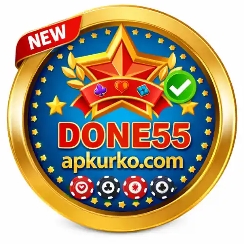 DONE55 online casino game logo with new update