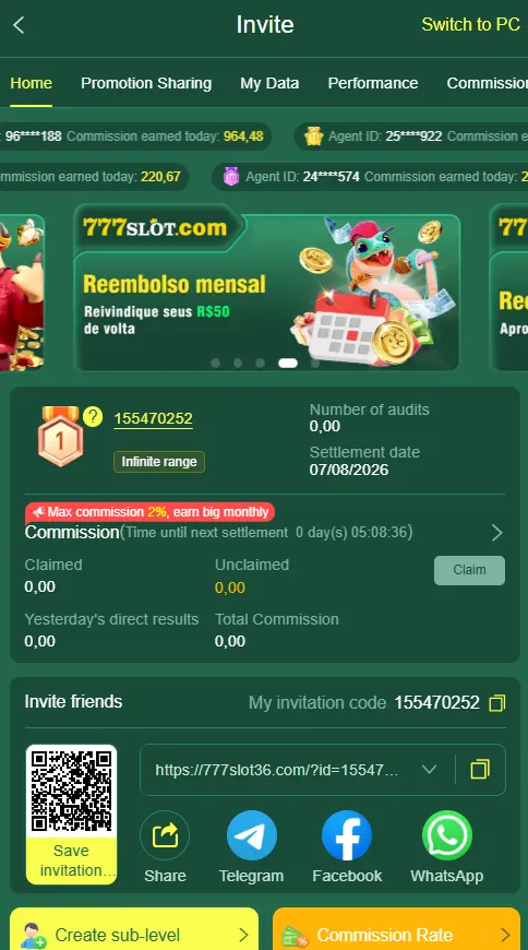How to earn money from 777slot game.