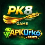 PK8 Game feature image with APKUrko.com branding