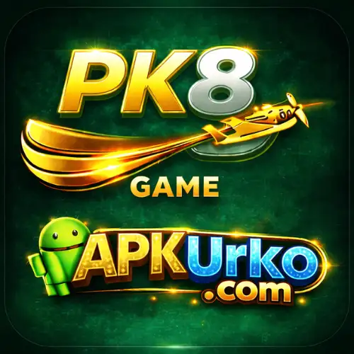 PK8 Game feature image with APKUrko.com branding