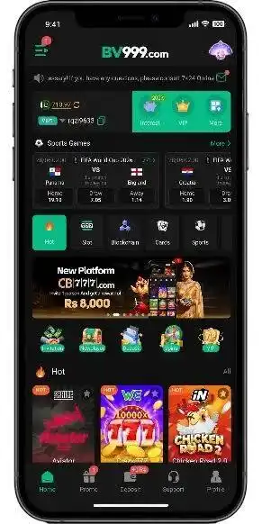 BV999 game official image: real earning game in Pakistan.