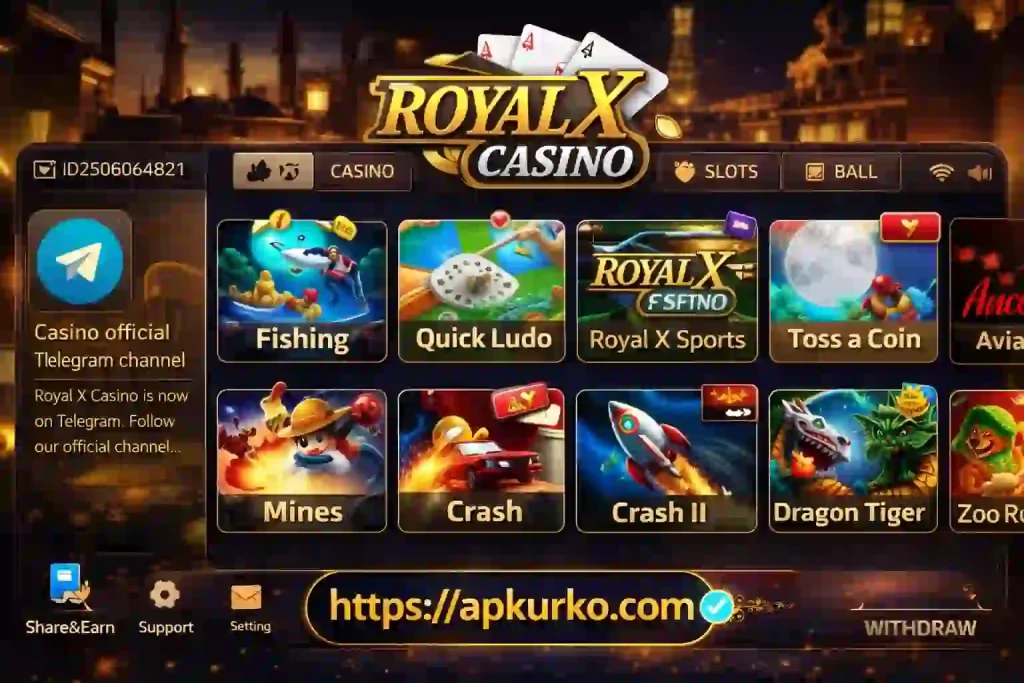 Royal X Casino official game image.