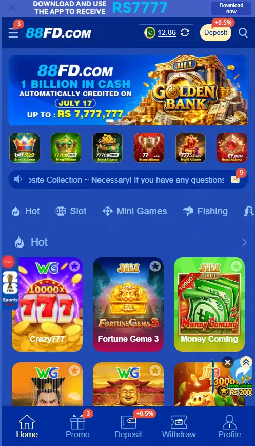 88FD Game official screenshot image.