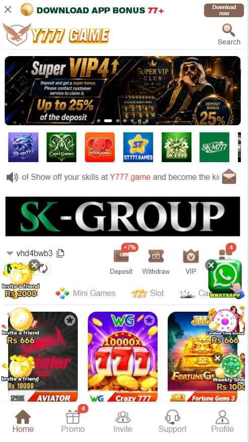 Y777 Game screenshot image.