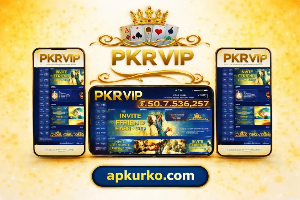 Download and install the PKRVIP Game official game image.
