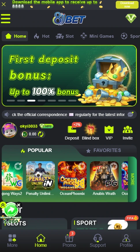 8JJBET game screenshot image.