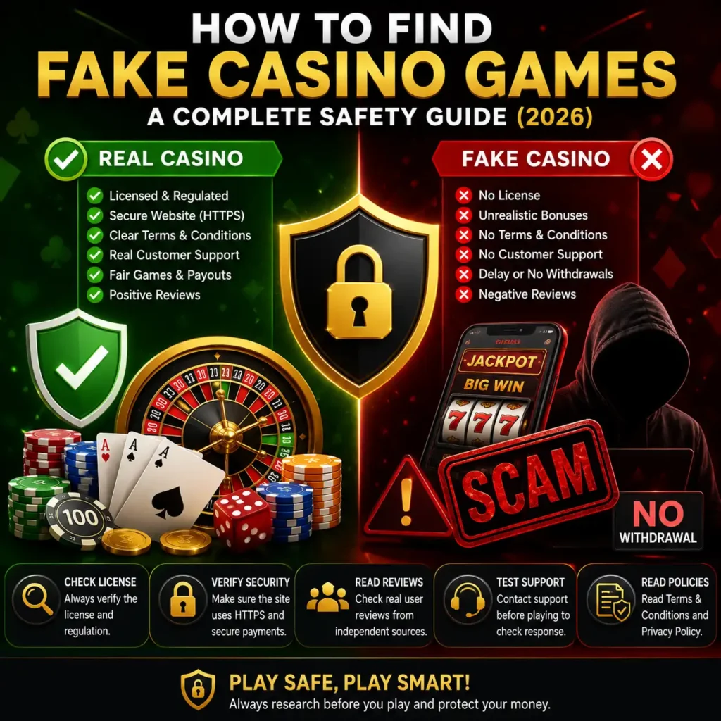 how to Find Fake Casino Games: Step-by-Step Guide 